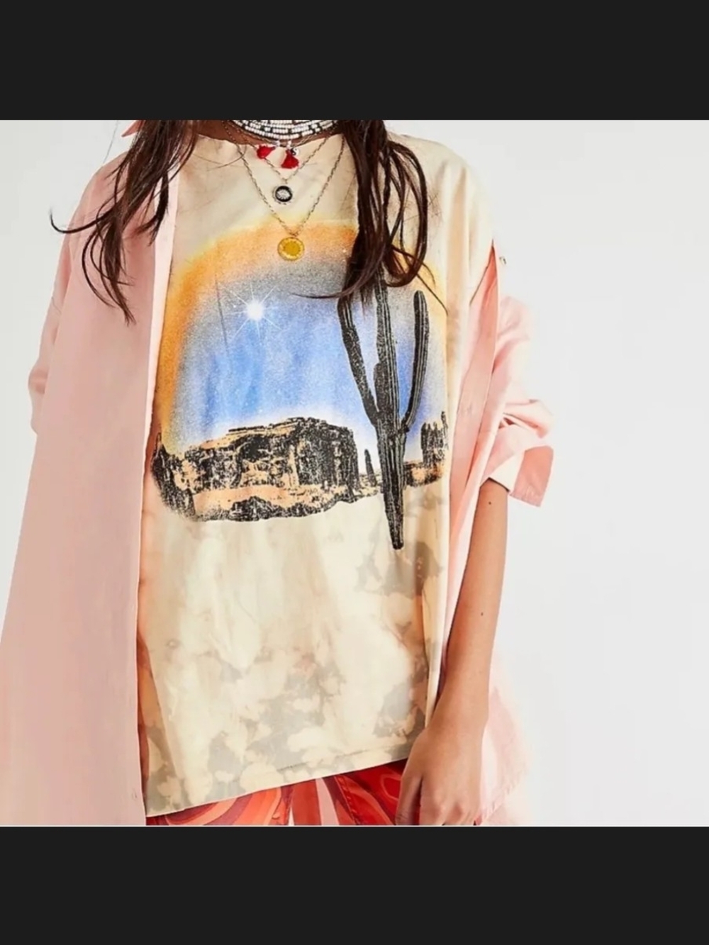 Free People We The Free Digital Desert Tee